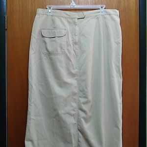 Crossroads Khaki Skirt, 20W